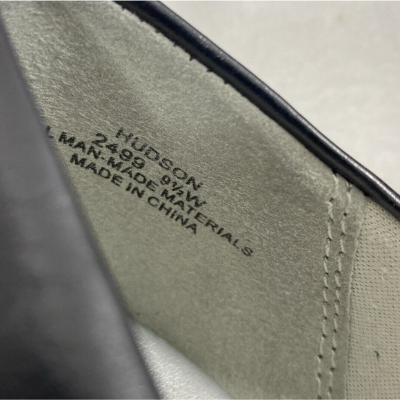 Cloudwalkers Hudson Shoes Womens 9.5 W Black Flats‎ Silver Medallion Comfort - Picture 5 of 12